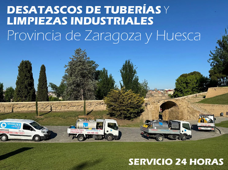Desatascos urgentes y limpieza de tuberías Zaragoza Desatascos urgentes y limpieza de tuberías Zaragoza